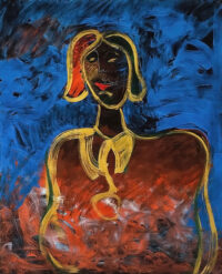 1984<br>pittura industriale, tempera, gessetto su tela<br>cm 160x130