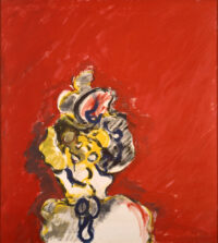 1984<br>pittura industriale e tempera su tela<br> cm 100x90