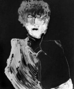 1984<br>pittura industriale, tempera, gessetto su tela<br> cm 100x80