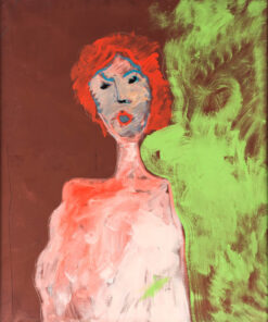 1984<br>pittura industriale, tempera, gessetto su tela<br> cm 100x120