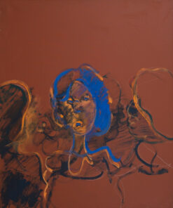 1984<br>pittura industriale, tempera olio, gessetto su tela<br>cm 120x100