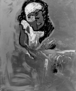 1984<br>pittura industriale, tempera, gessetto su tela<br> cm 120x100