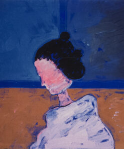 1984<br> pittura industriale, tempera, gessetto su tela<br> cm 80x80