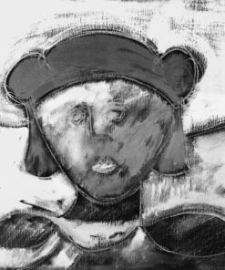 1984<br>pittura industriale, tempera, gessetto su tela<br> cm 50x70