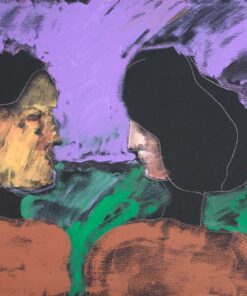 1984<br>'Lettera H'<br>pittura industriale, tempera, gessetto su tela<br>cm 60x80