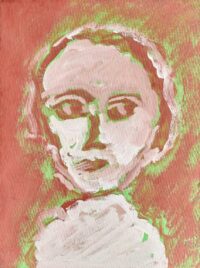 1985<br> tempera su tela<br> cm 40x30