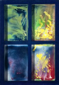 1985<br> New Realist<br>tempera e telaio in legno su tela<br> cm 100x70