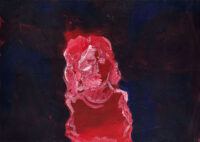 1986<br>For Emili, when ever i may find her<br> pittura industriale, tempera, olio su tela <br>cm 70x100