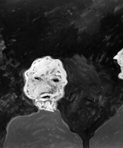 1986<br>pittura industriale, tempera, gessetto su tela<br> cm 100x120