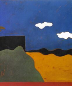 1986<br>Falconara marittima<br>pittura industriale, tempera, gessetto su tela<br> cm 100x120