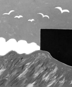 1986<br> Four Julay<br> pittura industriale, tempera, gessetto su tela<br>cm 100x120