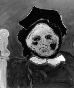 1986<br>pittura industriale, tempera, gessetto su tela<br> cm 40x50