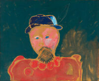 1986<br>Henry VIII d'Inghilterra<br>pittura industriale, tempera, gessetto su tela<br> cm 100x80