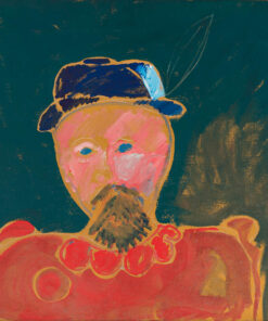 1986<br>Henry VIII d'Inghilterra<br>pittura industriale, tempera, gessetto su tela<br> cm 100x80