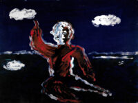 1986<br>tempera su tela<br> cm 70x100<br>