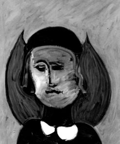 1986<br> Edoardo d'Inghilterra<br>pittura industriale, tempera, gessetto su tela<br>cm 80x60