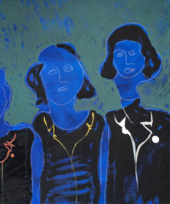 1986<br>n.6<br>pittura industriale, tempera, gessetto su tela<br> cm 70x100