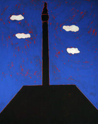 1987<br>pittura industriale e tempera, su tela<br> cm 150x120