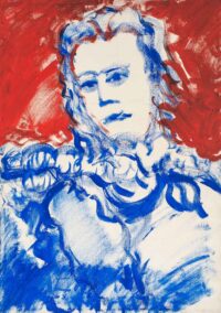 1987<br>tempera su tela<br> cm 70x50