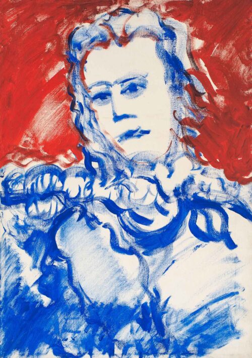 1987<br>tempera su tela<br> cm 70x50