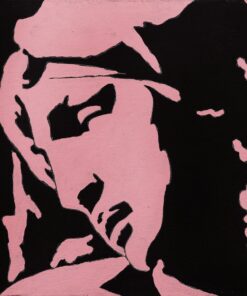 1978<br>tempera, pennarello, proiezione fotografica su tela<br>cm 40x40