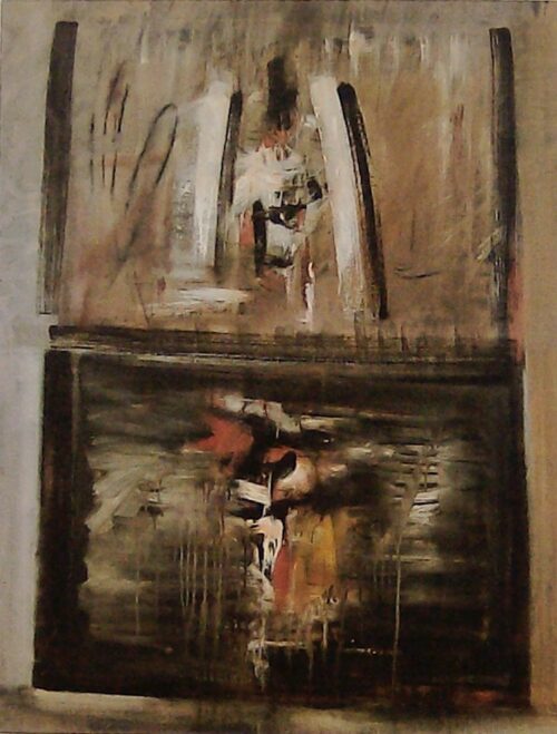 1959 marzo<br>Crocifissione<br>olio su tela<br>cm 90x70